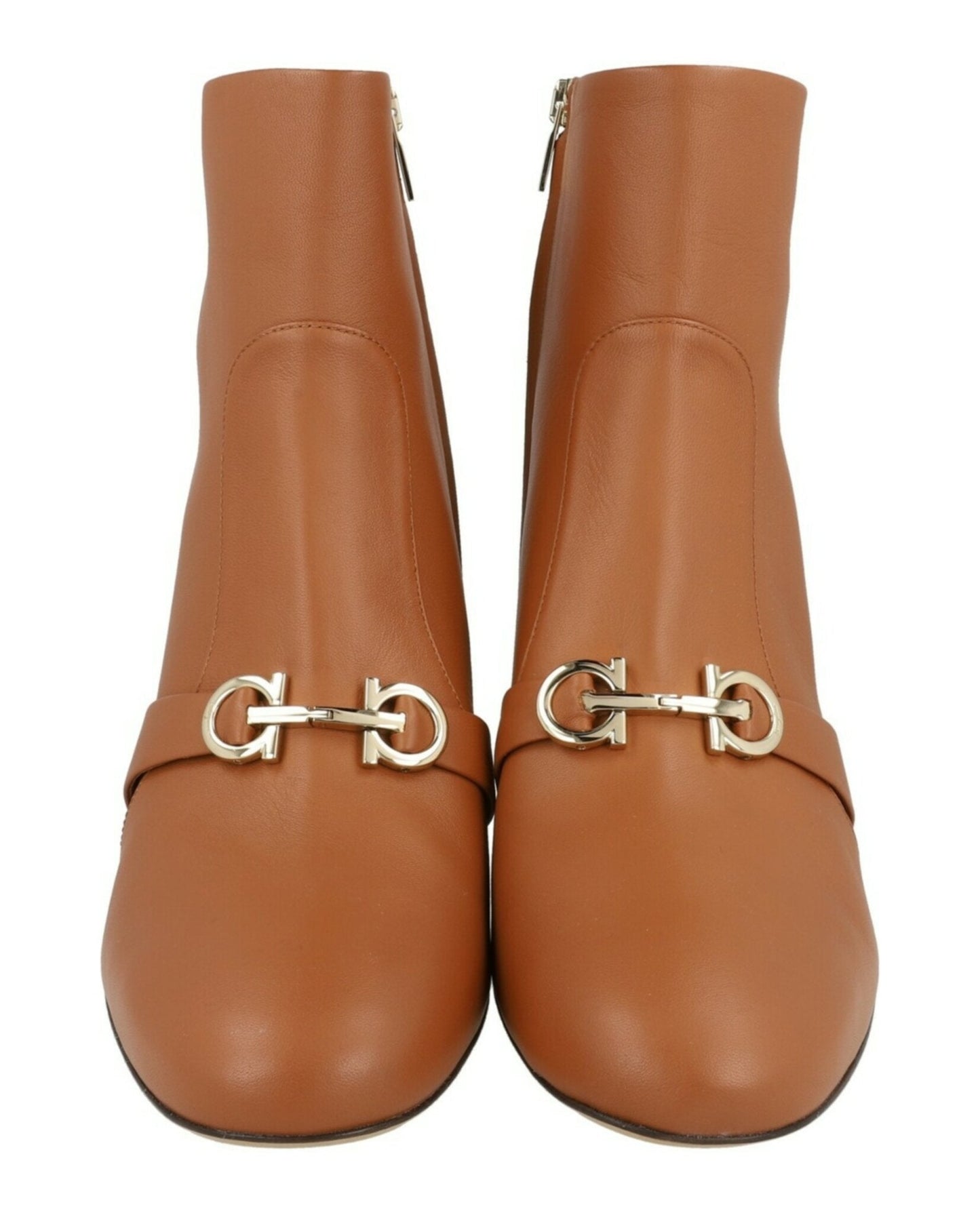 Ferragamo Orietta Leather Ankle Boots