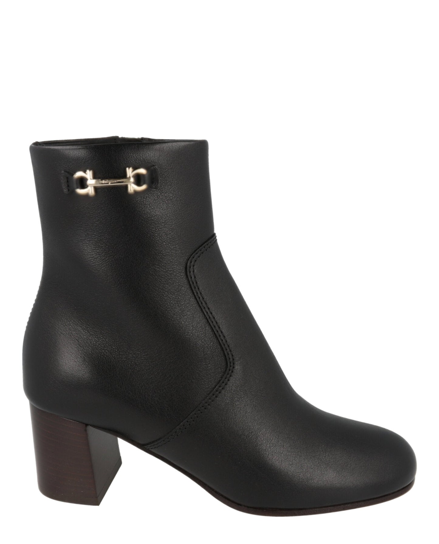 Ferragamo Otello Leather Booties