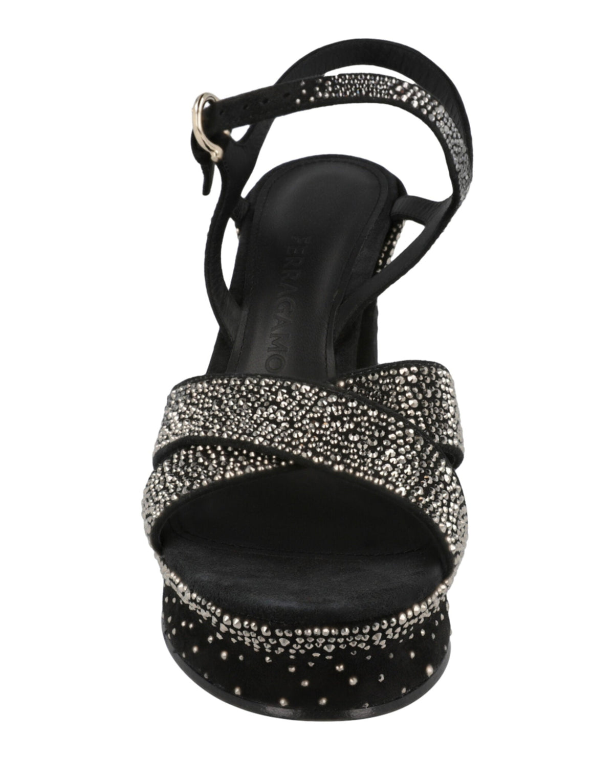 Ferragamo Sonya Suede Platform Sandals