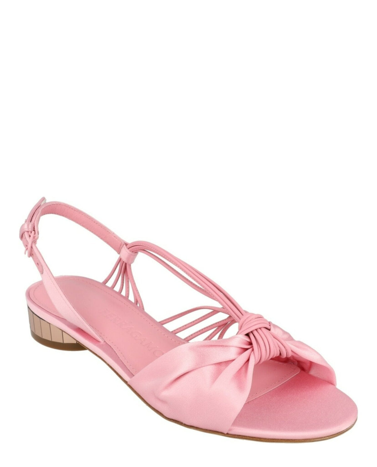 Ferragamo Sabina Mirrored Heeled Sandals