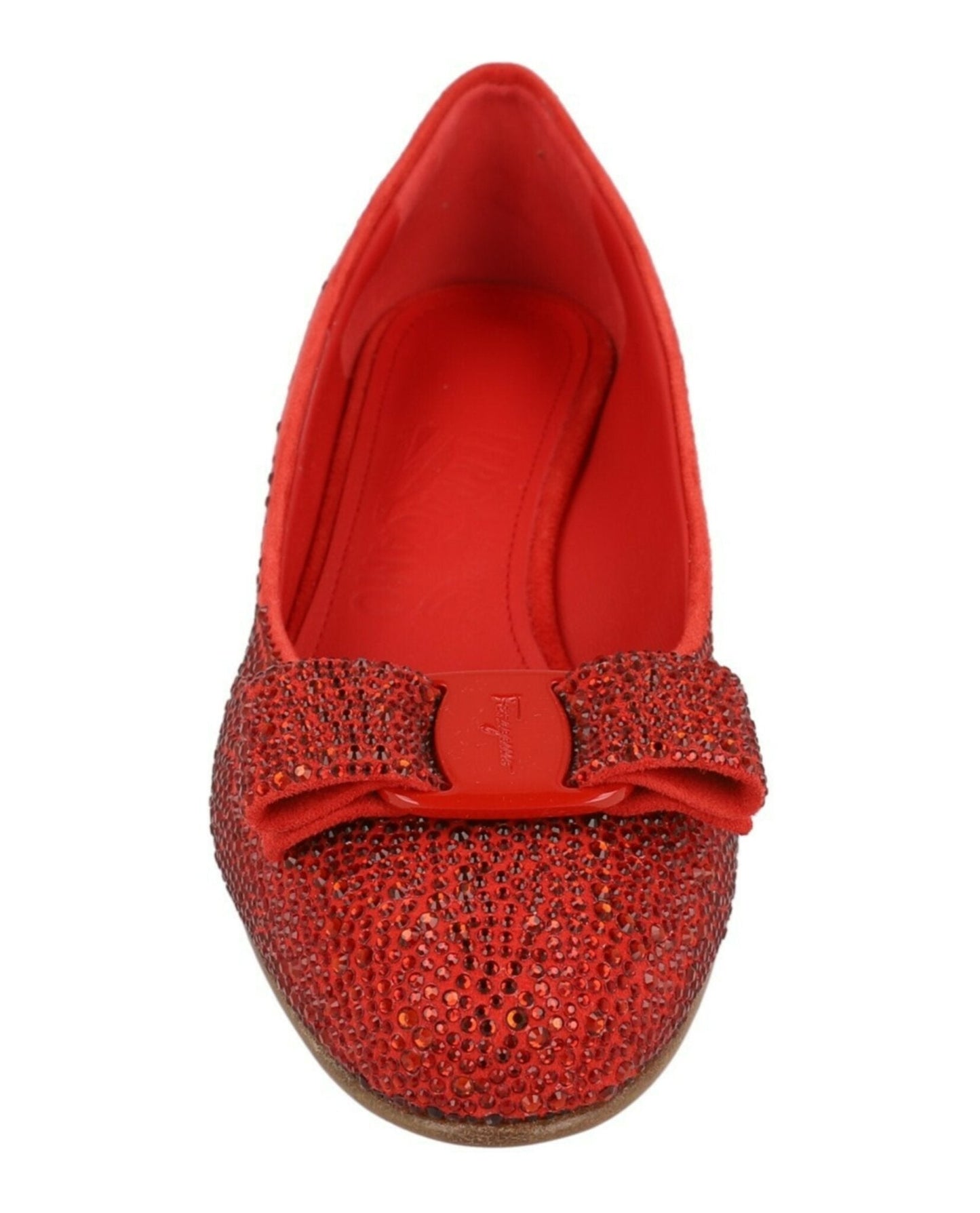 Ferragamo Vara Crystal-Embellished Pumps - Narrow Width