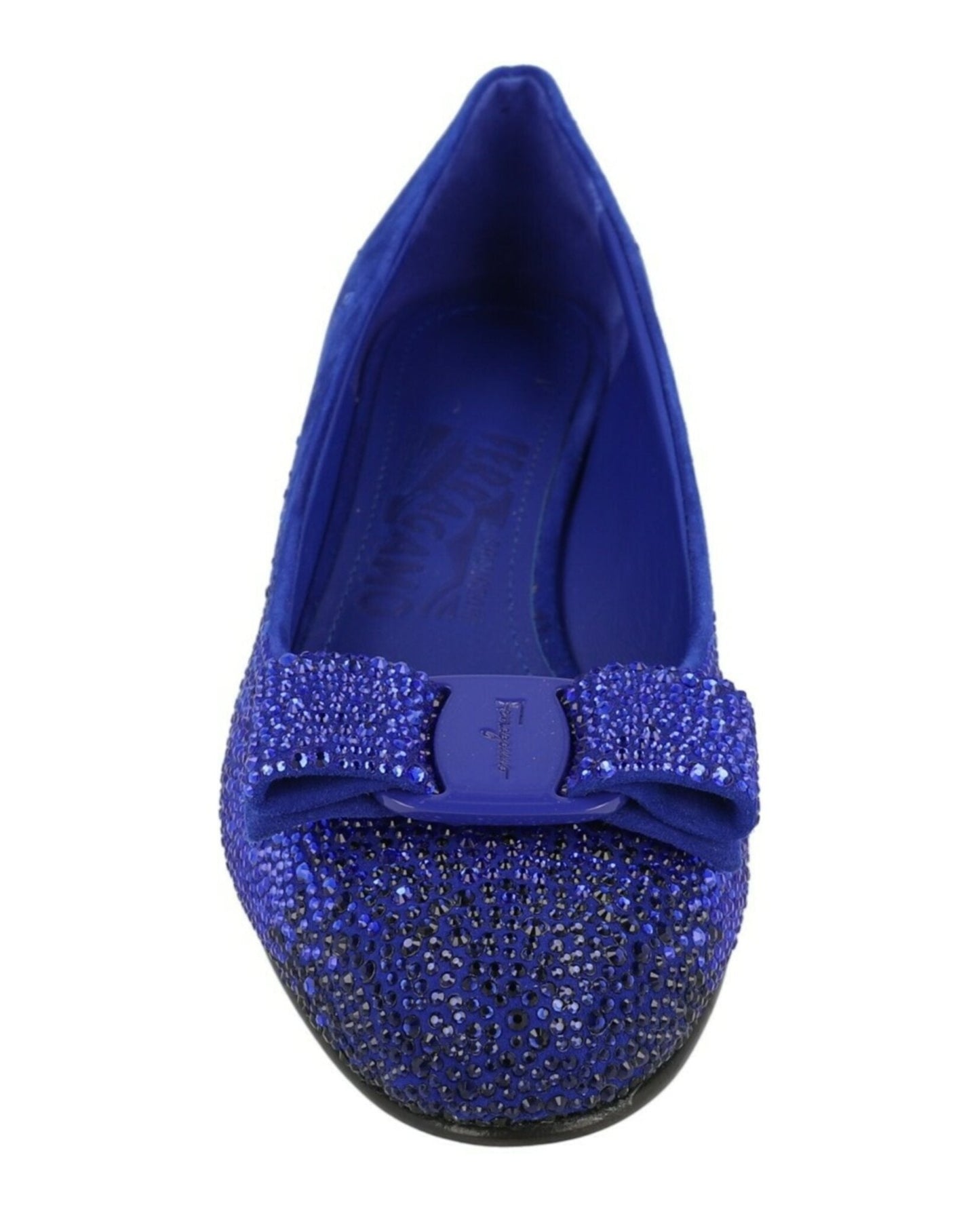 Ferragamo Vara Crystal-Embellished Pumps - Narrow Width