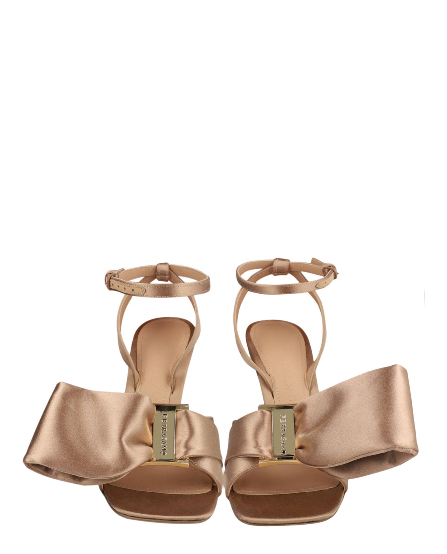 Ferragamo Helena X5 Satin Sandals
