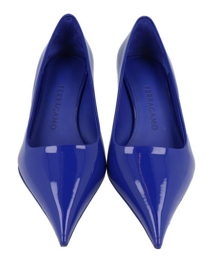 Ferragamo Eva 55 Patent Leather Pumps