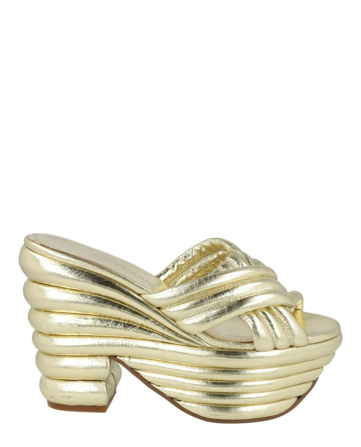 Ferragamo Rey Platform Sandals - Narrow Width