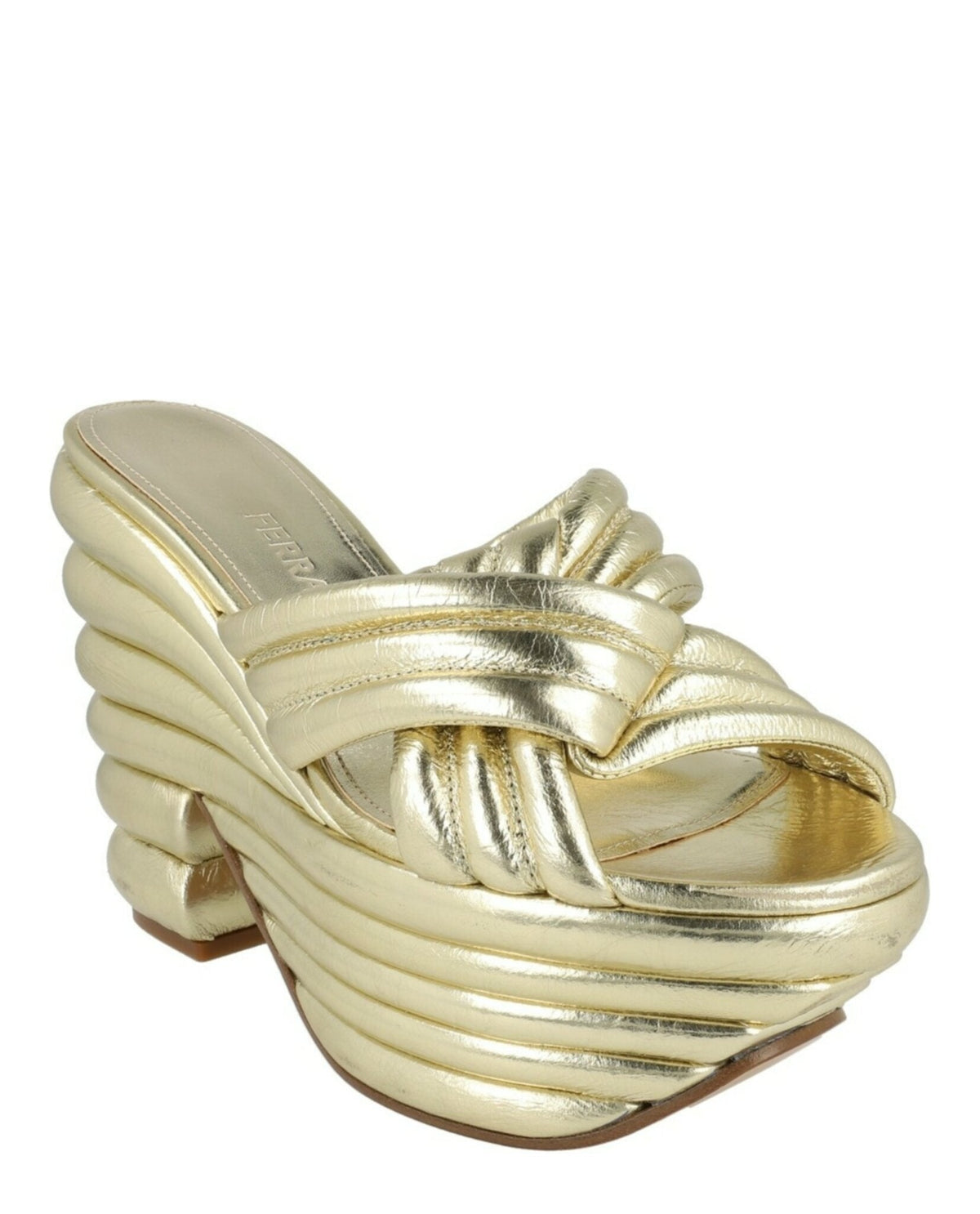 Ferragamo Rey Platform Sandals - Narrow Width