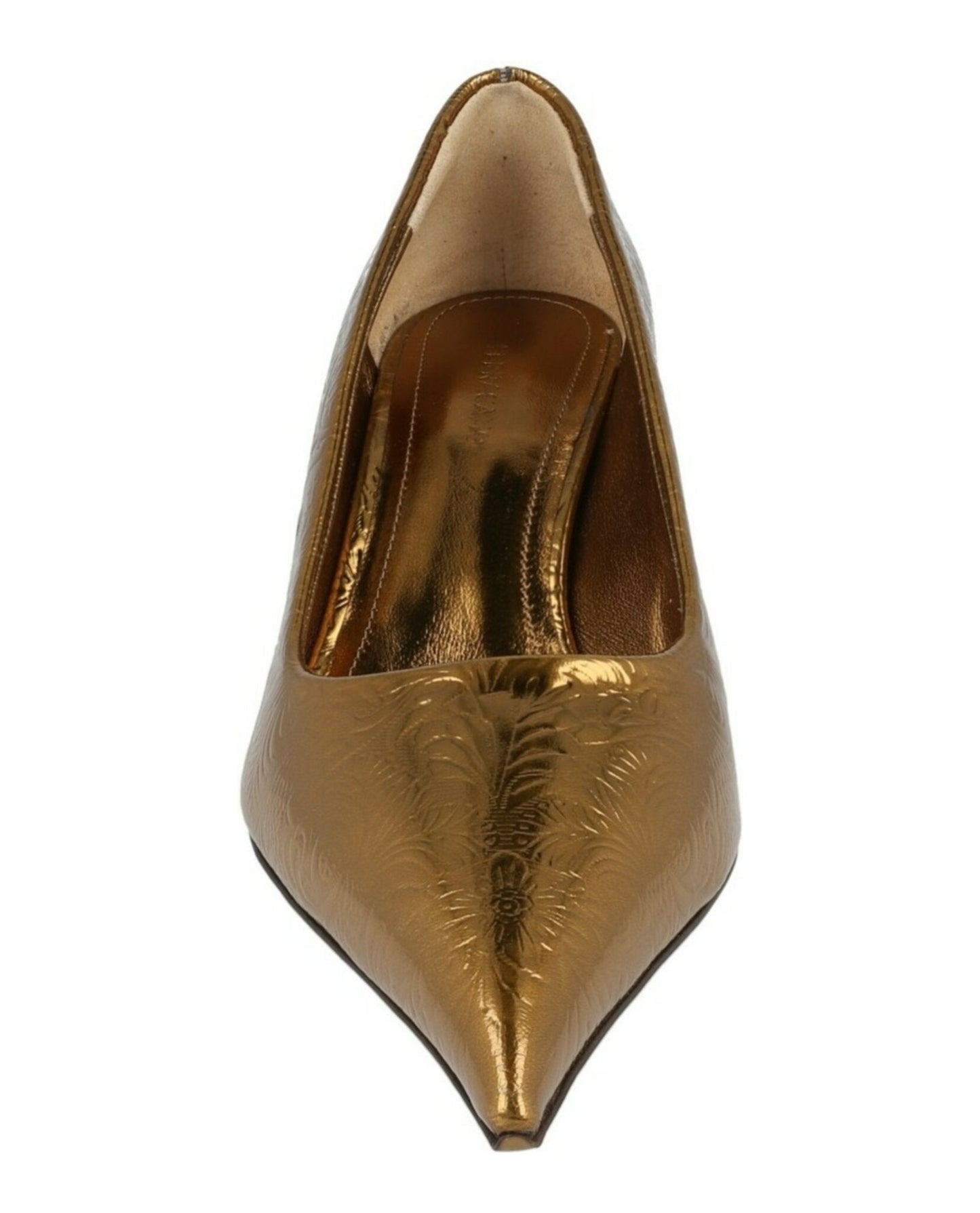 Ferragamo Eva Embossed Floral Pumps - Wide Width