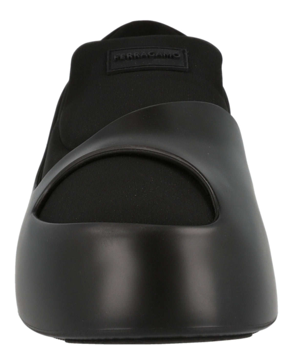 Ferragamo Lunar Paneled Slip-on Sneakers
