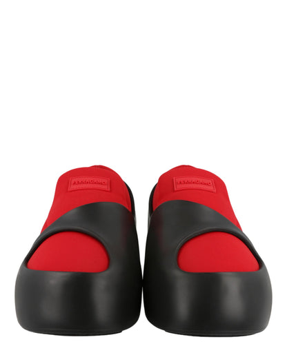 Ferragamo Lunar Paneled Slip-on Sneakers