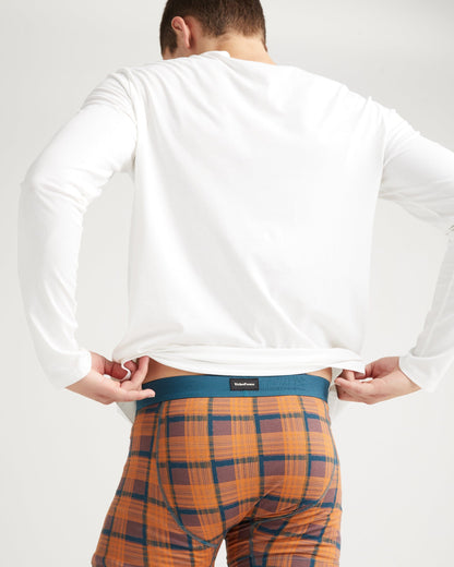 Mens Pima Long Sleeve Pocket Tee - Pima Cotton Jersey - White