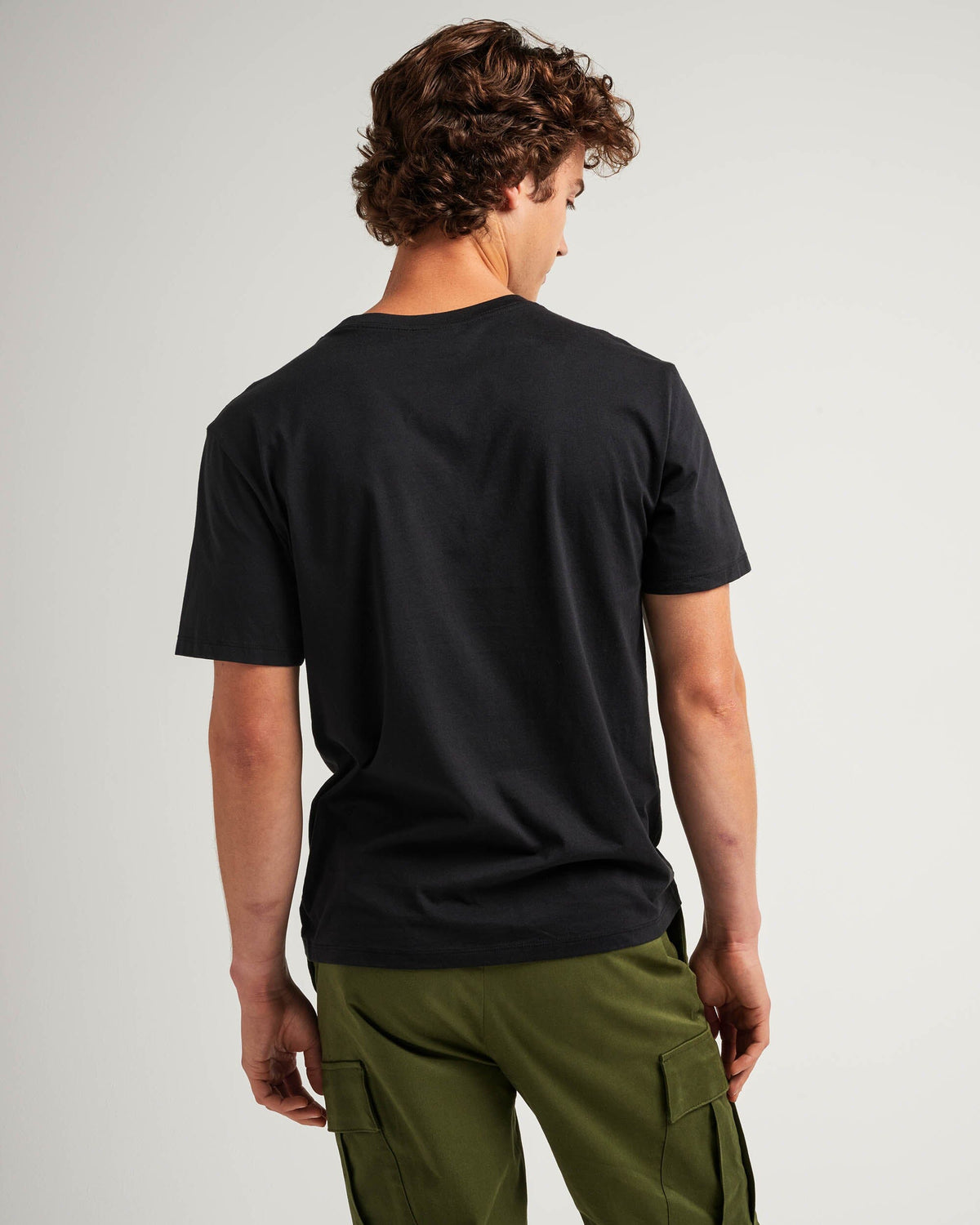 Mens Pima Pocket Tee - Pima Cotton Jersey - Black