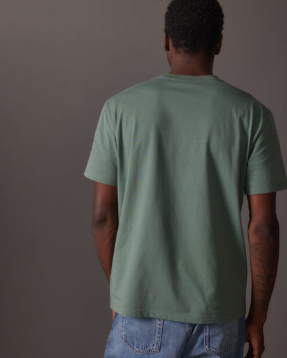Mens Pima Pocket Tee - Pima Cotton Jersey - Sage Leaf