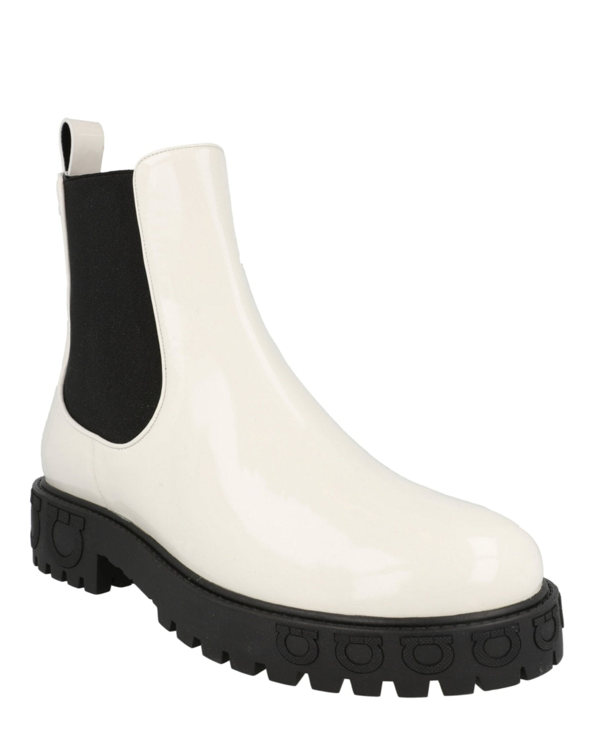 Ferragamo Varsi Patent Leather Bootie