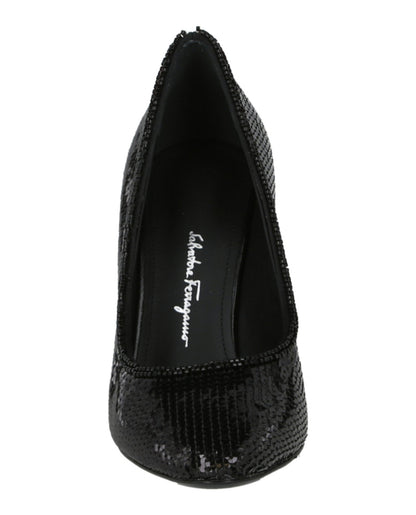 Ferragamo Judy X5 Sequin Pumps