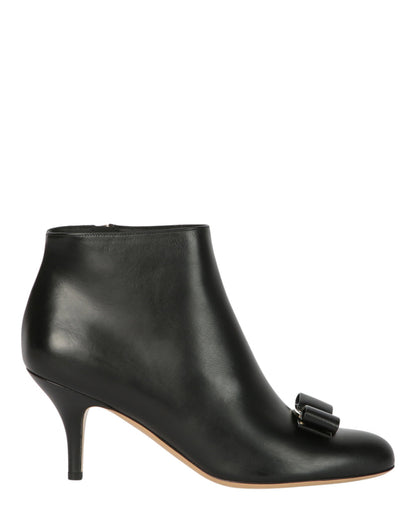 Ferragamo Vara Bow Ankle Boots - Narrow Width