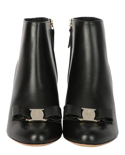Ferragamo Vara Bow Ankle Boots - Narrow Width