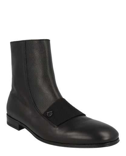 Ferragamo Geminiano Gancini Ankle Boots