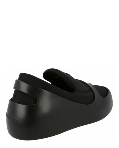 Ferragamo Lunar Paneled Slip-on Sneakers