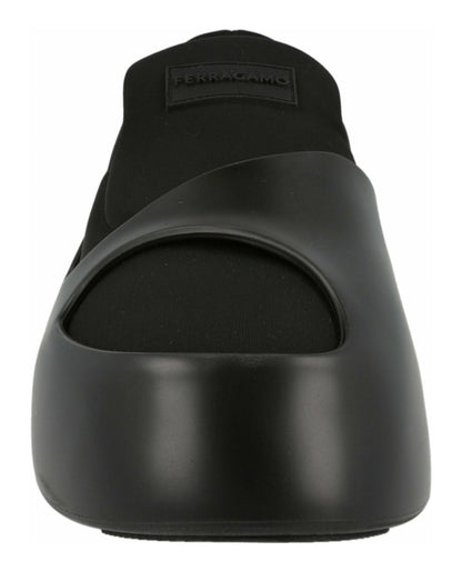 Ferragamo Lunar Paneled Slip-on Sneakers
