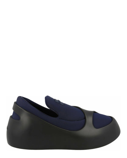 Ferragamo Lunar Paneled Slip-on Sneakers