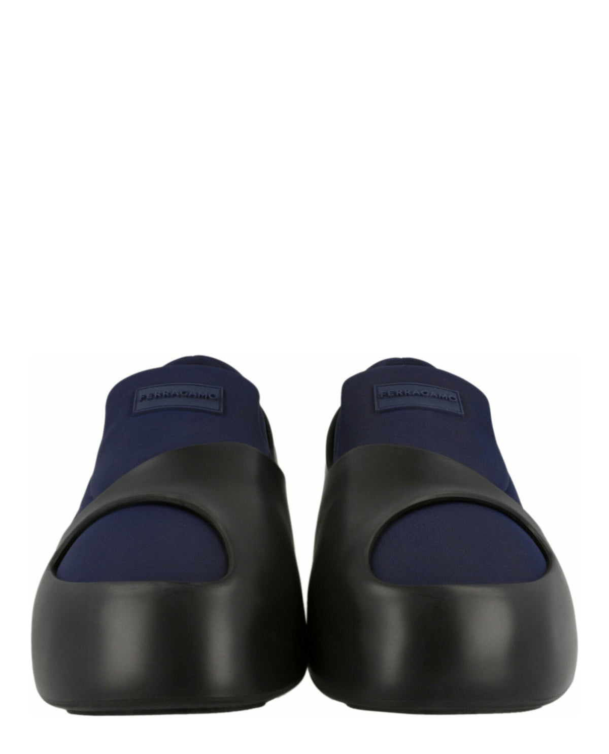 Ferragamo Lunar Paneled Slip-on Sneakers