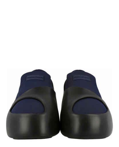 Ferragamo Lunar Paneled Slip-on Sneakers