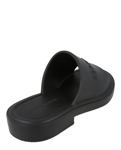 Ferragamo Giuneva Logo Embossed Slides