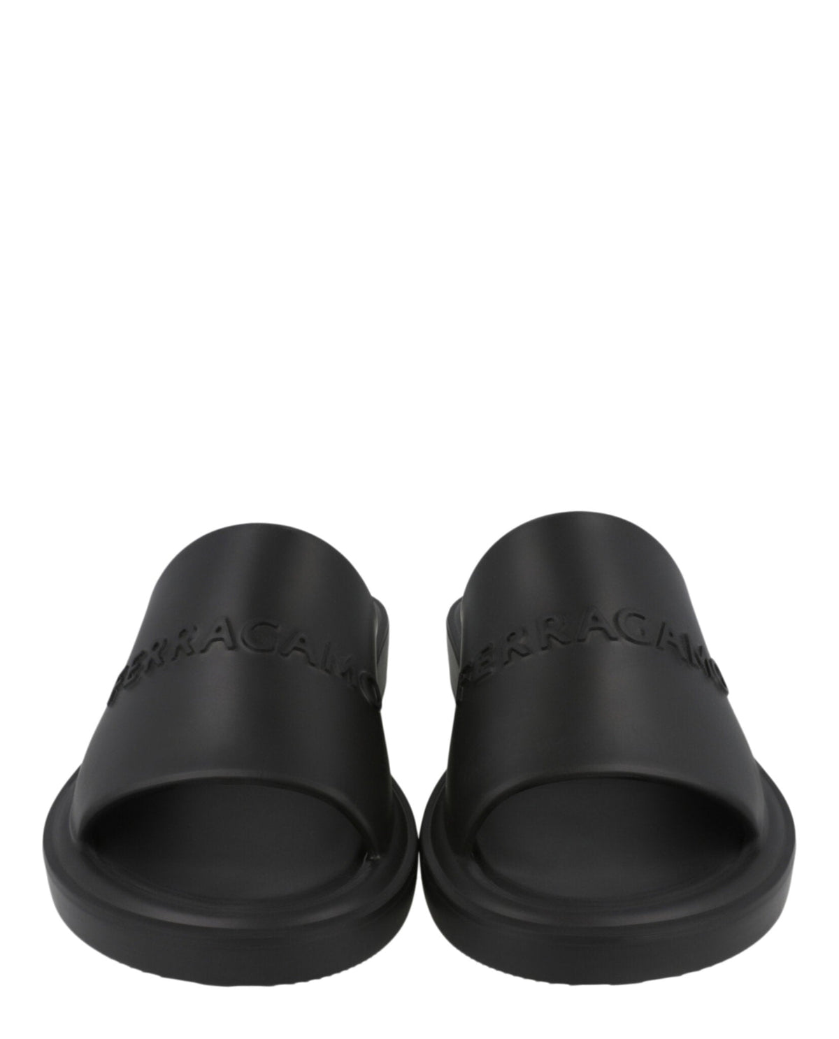 Ferragamo Giuneva Logo Embossed Slides