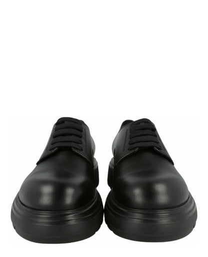 Ferragamo Devis Leather Derby Shoes