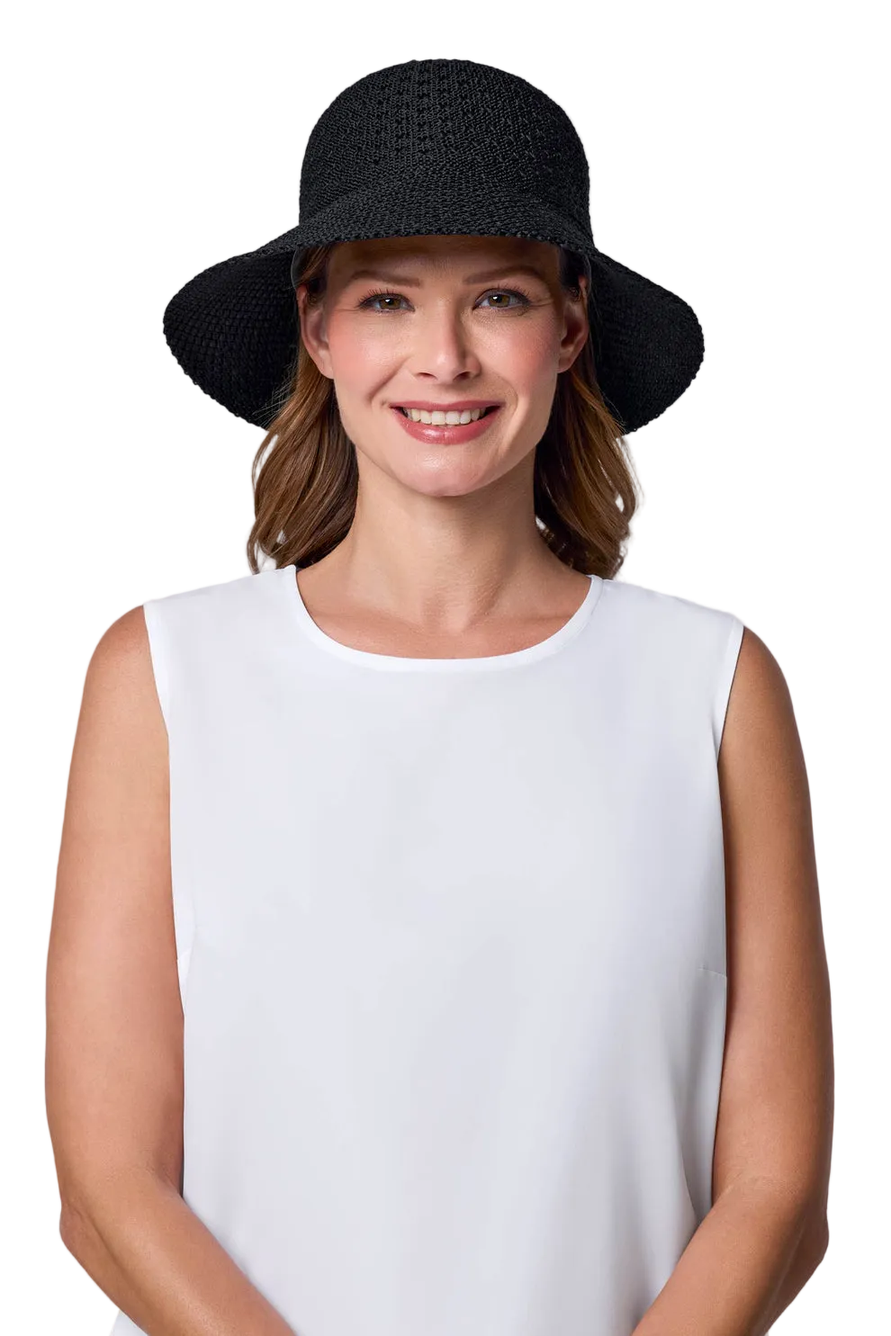 Coolibar Marina Sun Hat UPF 50+ - Black