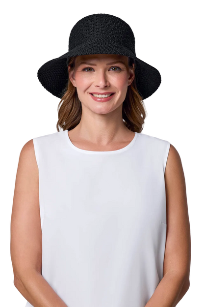 Coolibar Marina Sun Hat UPF 50+ - Black