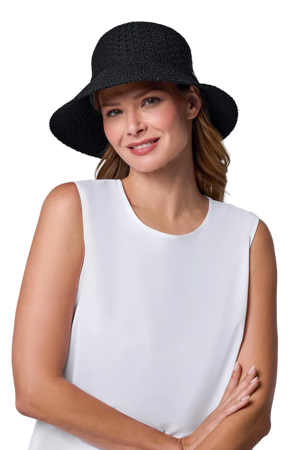 Coolibar Marina Sun Hat UPF 50+ - Black