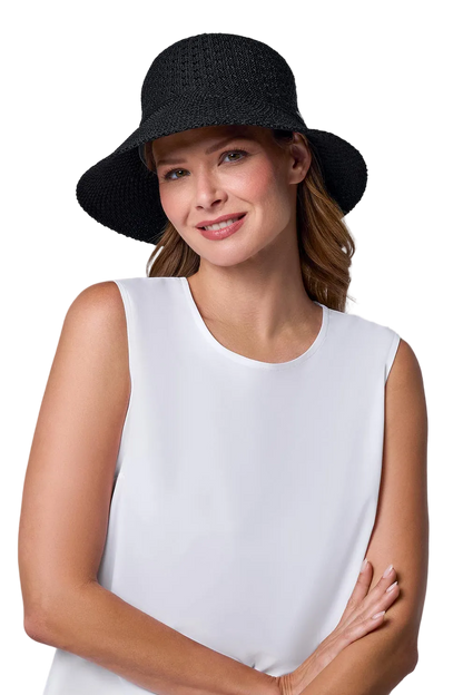 Coolibar Marina Sun Hat UPF 50+ - Black