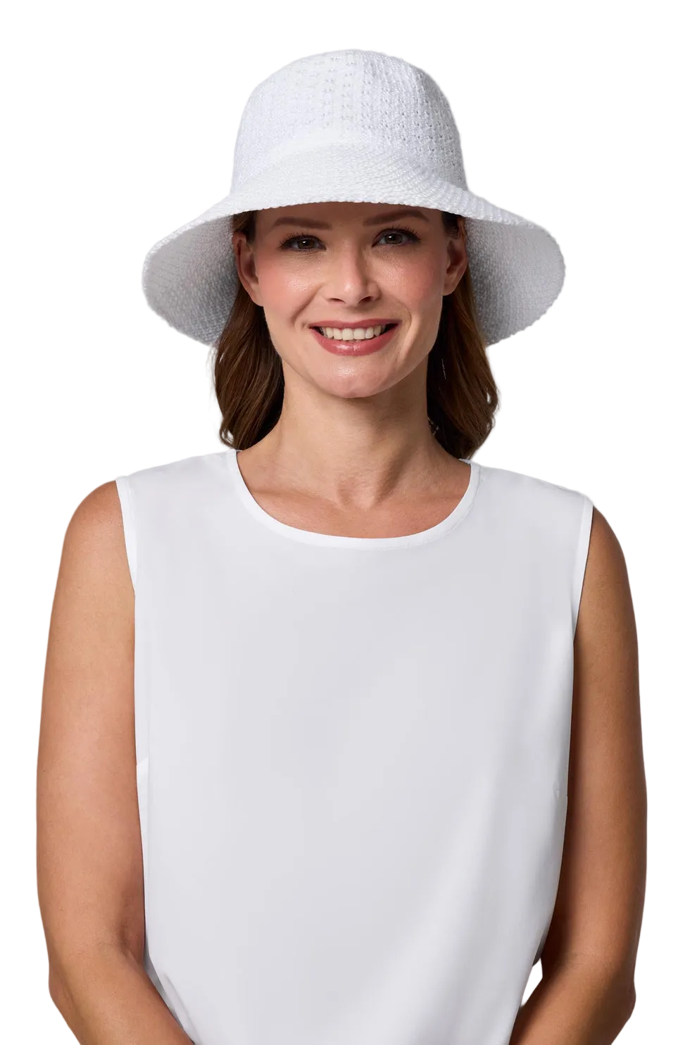 Coolibar Marina Sun Hat UPF 50+ - White