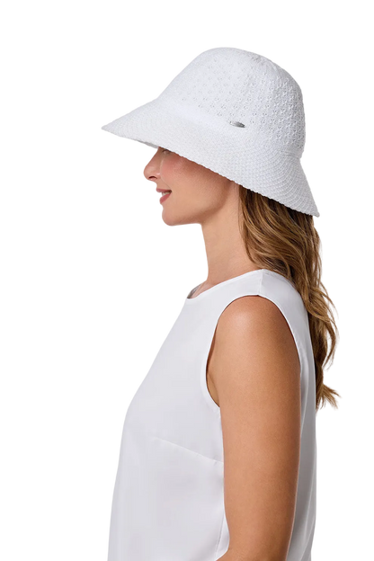 Coolibar Marina Sun Hat UPF 50+ - White