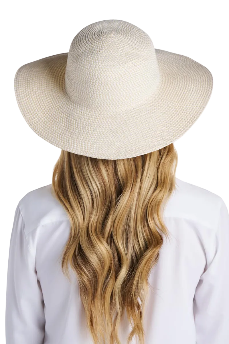Coolibar Blake Elegant Floppy Sun Hat UPF 50+ - Ivory