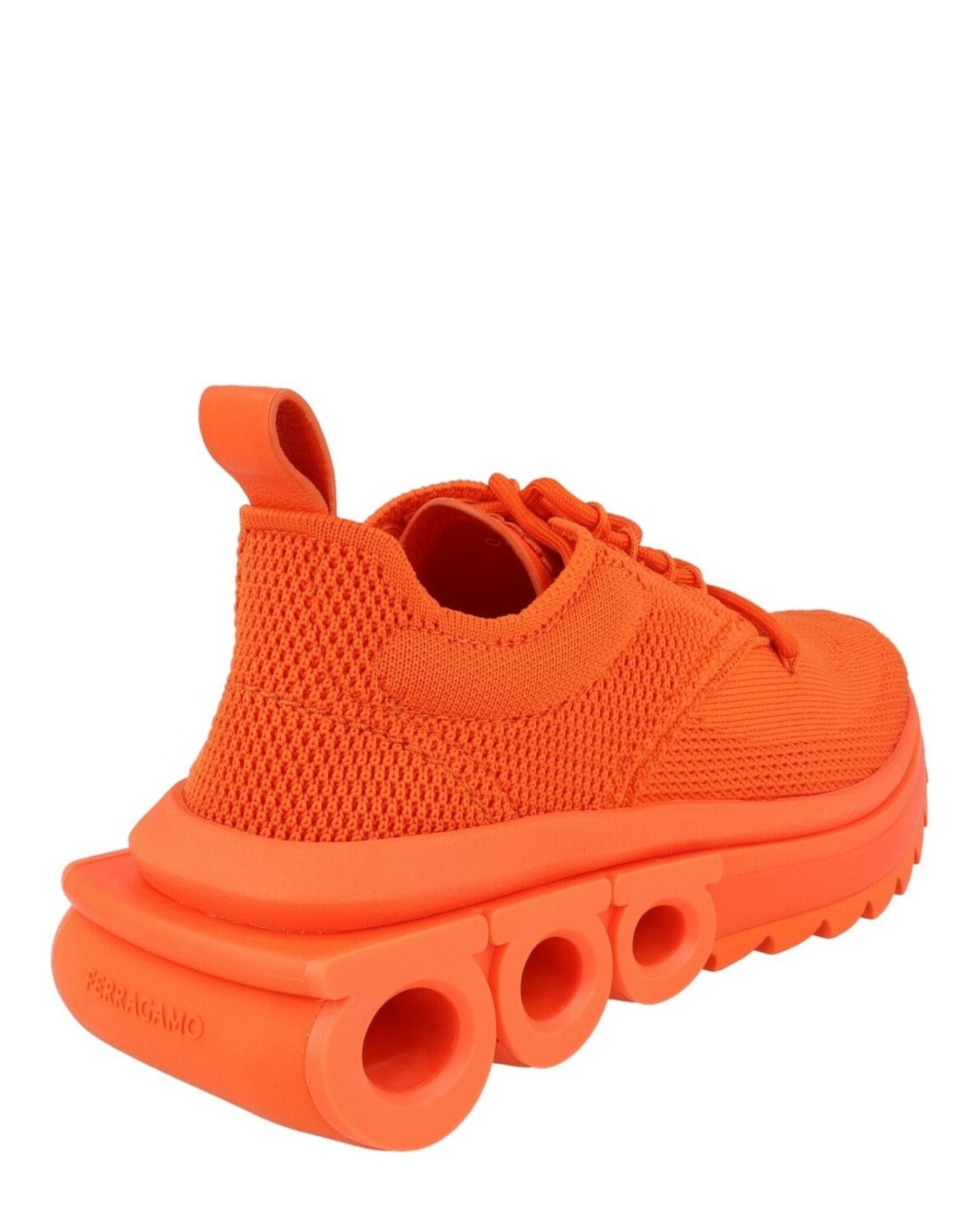 Ferragamo Nima Knit Low-Top Sneakers