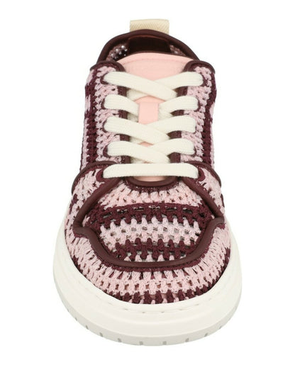 Ferragamo Dennis Crochet Sneakers