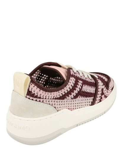 Ferragamo Dennis Crochet Sneakers