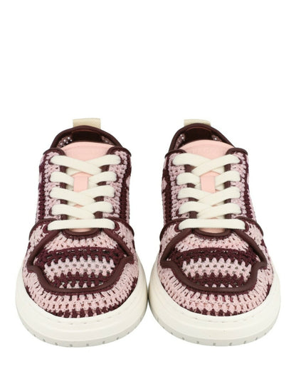Ferragamo Dennis Crochet Sneakers