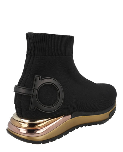 Ferragamo Gardena Ankle Sock Sneakers