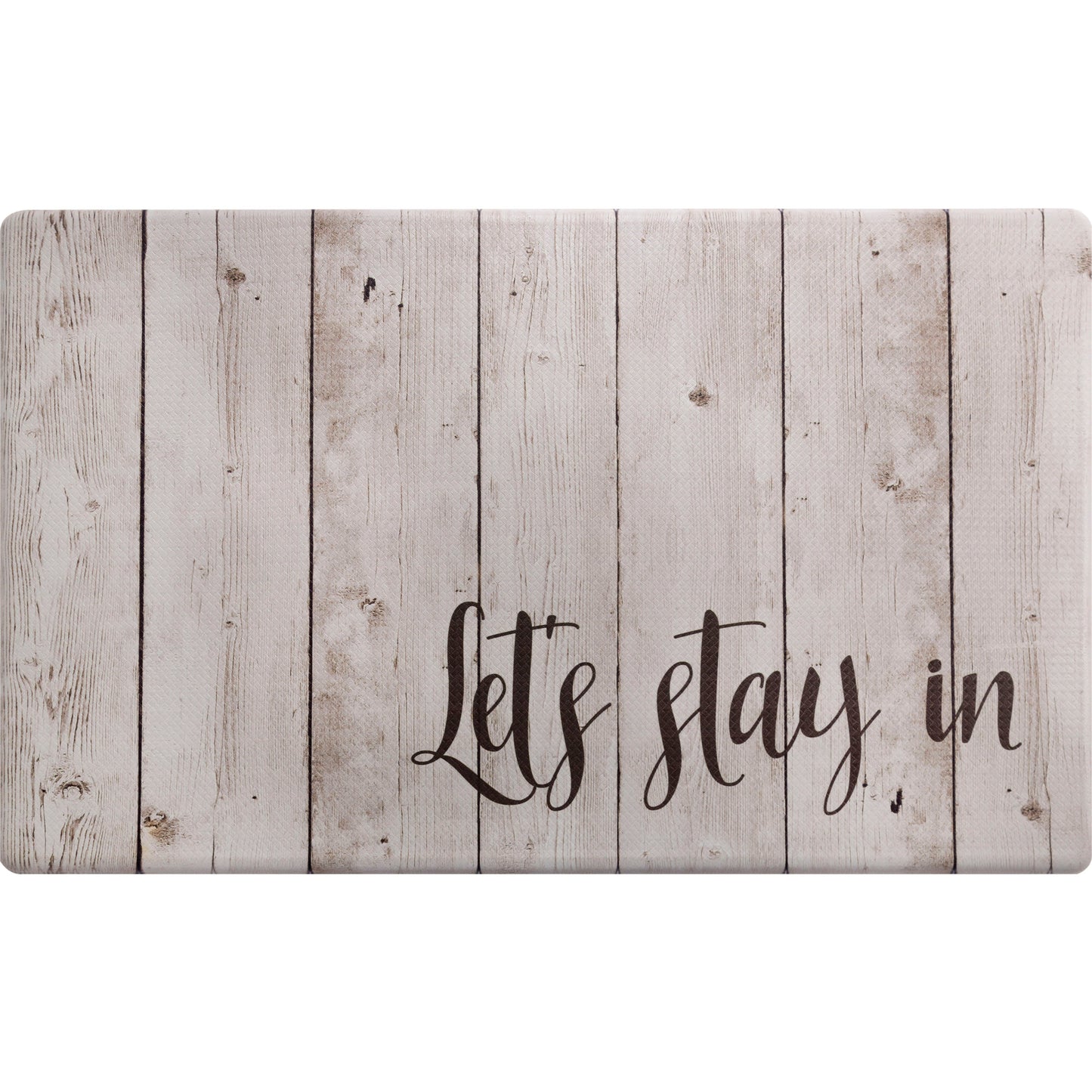 20"x36" Feel at Ease Anti-Fatigue Kitchen Mat (Lets Stay In)