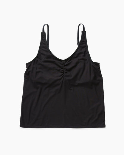 Womens Night Knit Tank - Rayon Jersey - Black