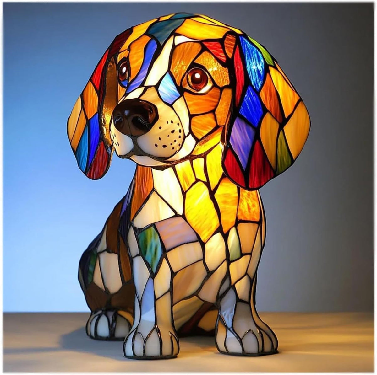 Dachshund Lamp - Bigfoot Lamp Resin Statue LED Decorative Light