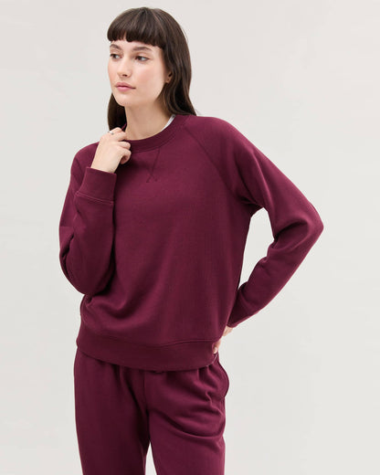Womens Recycled Fleece Classic Sweatshirt - Recycled Fleece - Port Royal