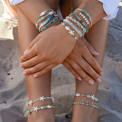 Lotus and Luna Turtle Tide Crystal Tide Bracelet