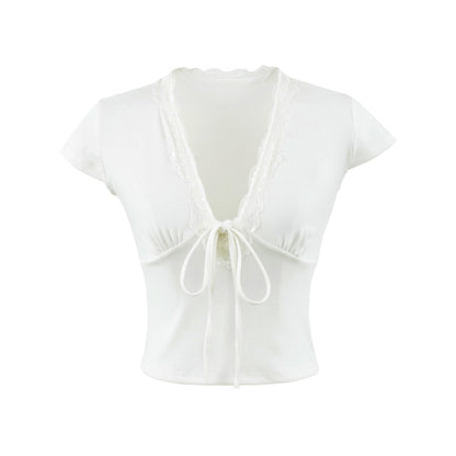 V-neck top for women