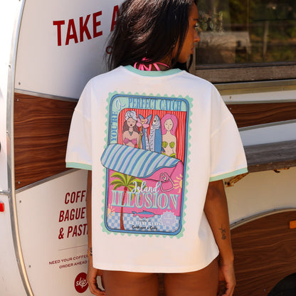 Kulani Kinis Boyfriend Bind Tee - Island Illusion - FINAL SALE