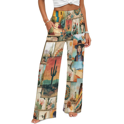 Baha Ranch Pictures of the Southwest High Waisted Wide Leg Pants