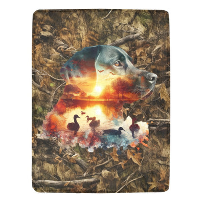Camo Lab Ultra-Soft Micro Fleece Blanket 60" x 80" Made in America